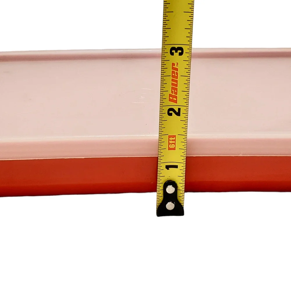 Vtg Tupperware Bacon Lunchmeat Keeper Container Pink 1292-8 Lid Vintage